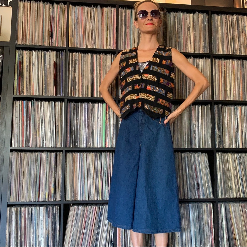 Hippie Patchwork Vintage Vest - image 5